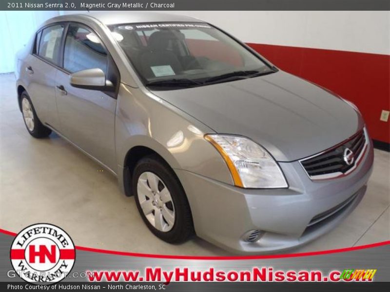 Magnetic Gray Metallic / Charcoal 2011 Nissan Sentra 2.0