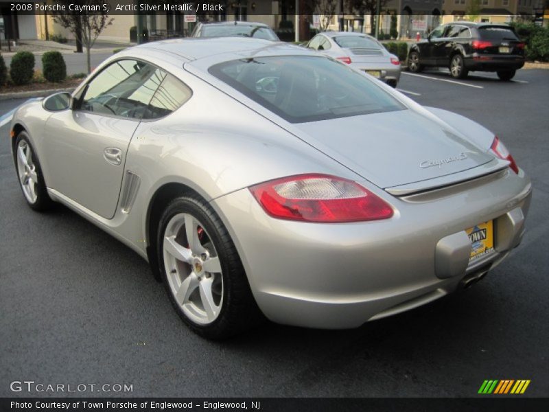 Arctic Silver Metallic / Black 2008 Porsche Cayman S