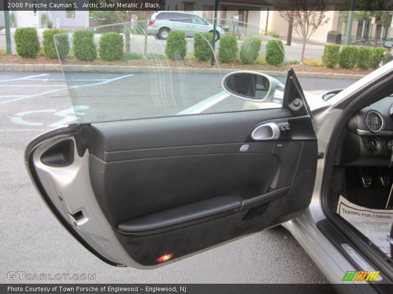 Arctic Silver Metallic / Black 2008 Porsche Cayman S