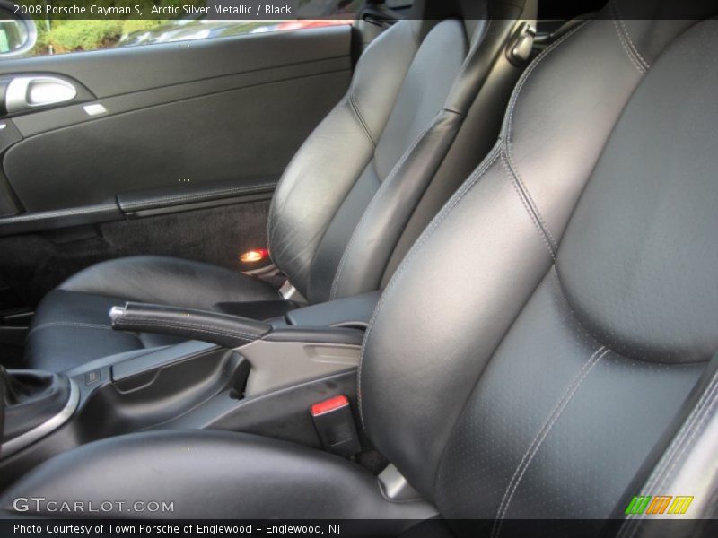 Arctic Silver Metallic / Black 2008 Porsche Cayman S