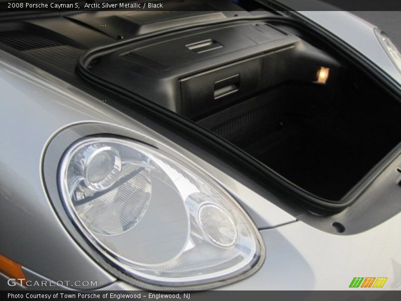 Arctic Silver Metallic / Black 2008 Porsche Cayman S