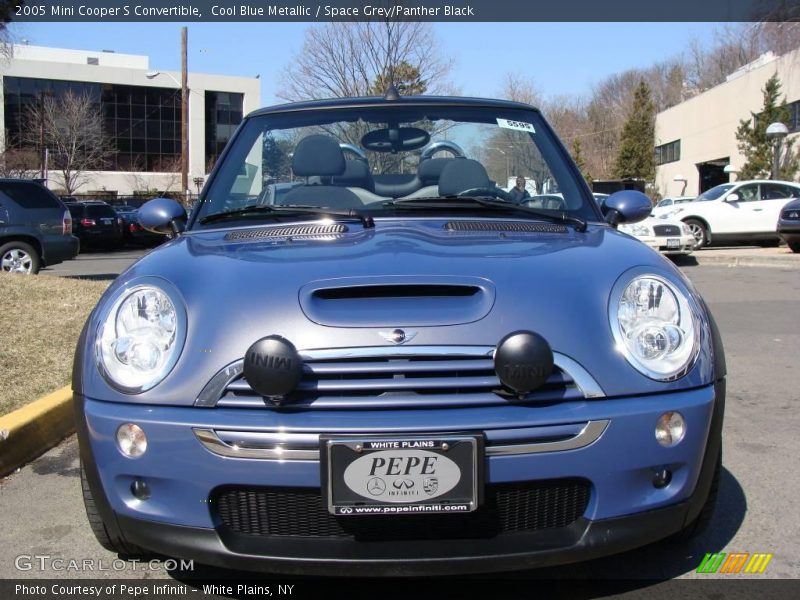 Cool Blue Metallic / Space Grey/Panther Black 2005 Mini Cooper S Convertible