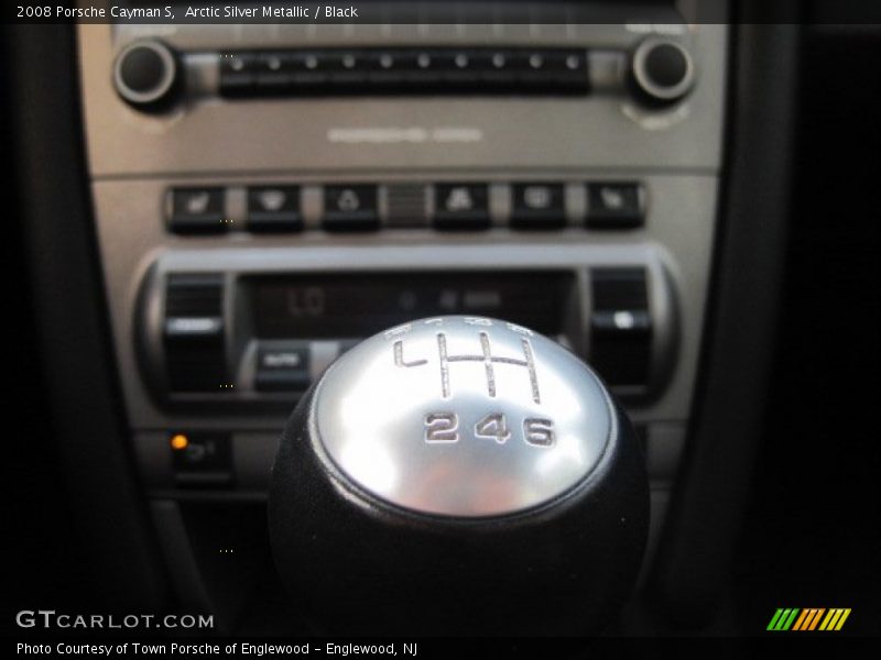 Arctic Silver Metallic / Black 2008 Porsche Cayman S