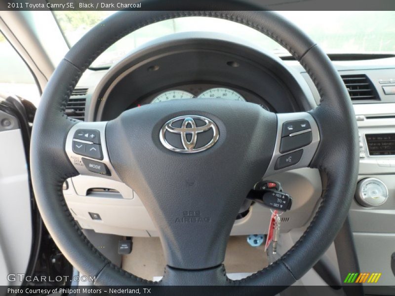 Black / Dark Charcoal 2011 Toyota Camry SE