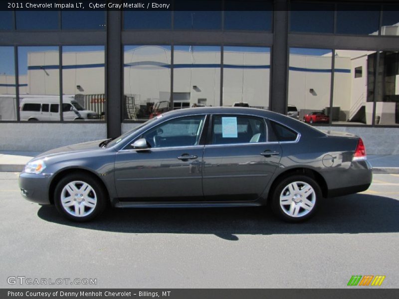 Cyber Gray Metallic / Ebony 2011 Chevrolet Impala LT