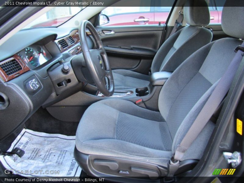 Cyber Gray Metallic / Ebony 2011 Chevrolet Impala LT