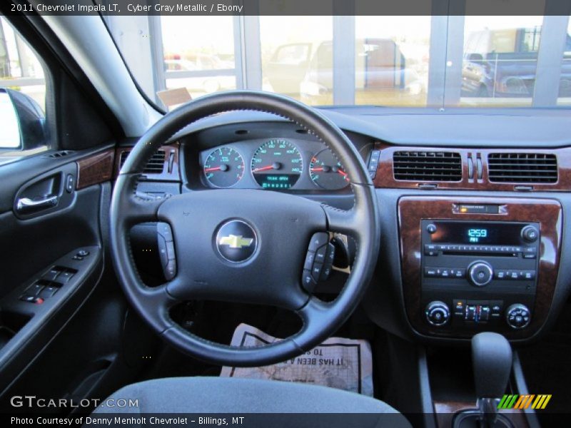 Cyber Gray Metallic / Ebony 2011 Chevrolet Impala LT