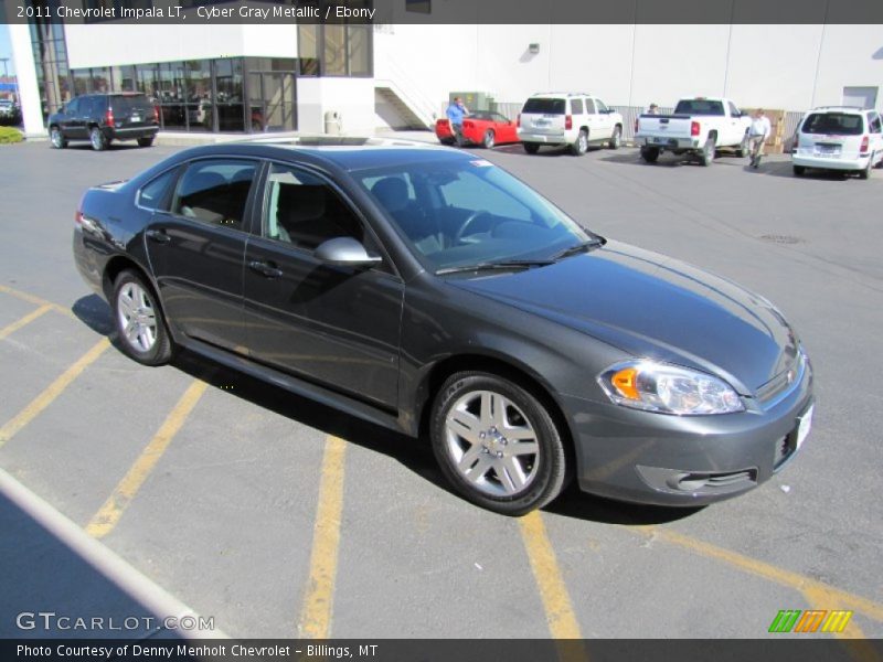 Cyber Gray Metallic / Ebony 2011 Chevrolet Impala LT