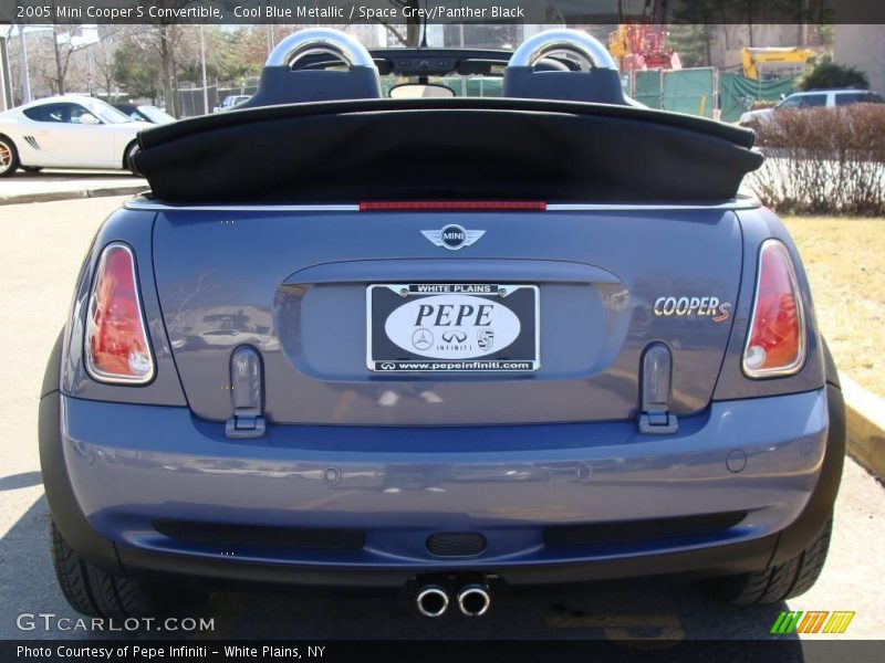 Cool Blue Metallic / Space Grey/Panther Black 2005 Mini Cooper S Convertible