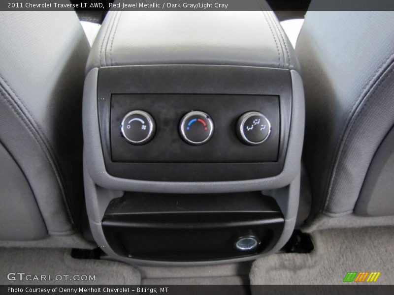 Red Jewel Metallic / Dark Gray/Light Gray 2011 Chevrolet Traverse LT AWD