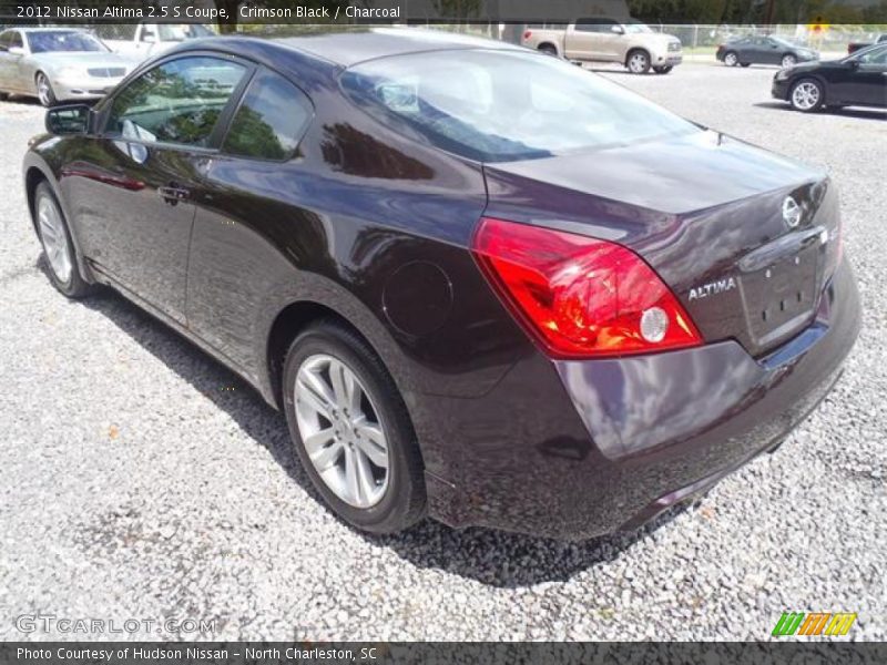  2012 Altima 2.5 S Coupe Crimson Black