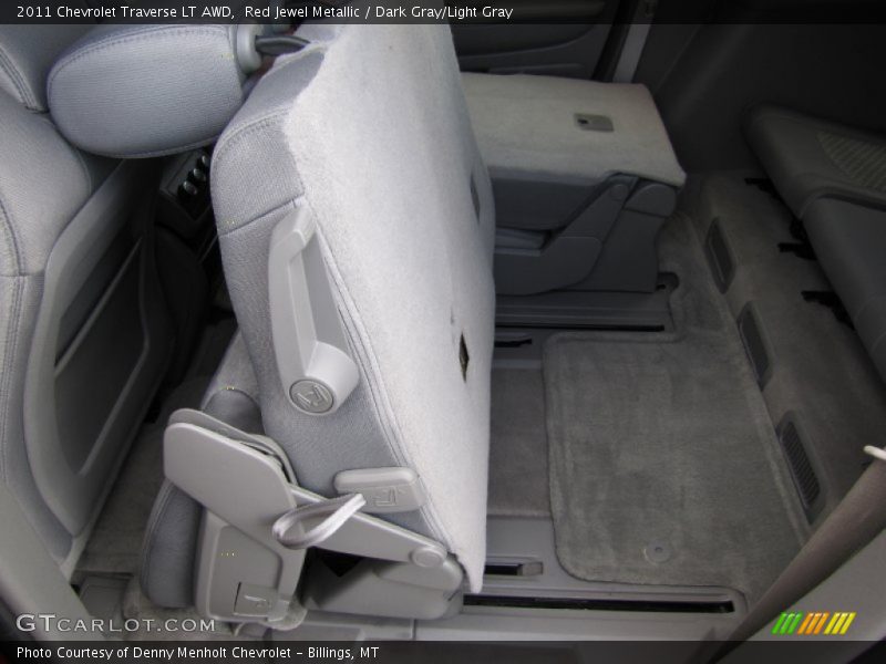 Red Jewel Metallic / Dark Gray/Light Gray 2011 Chevrolet Traverse LT AWD