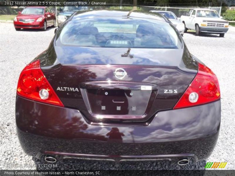  2012 Altima 2.5 S Coupe Crimson Black