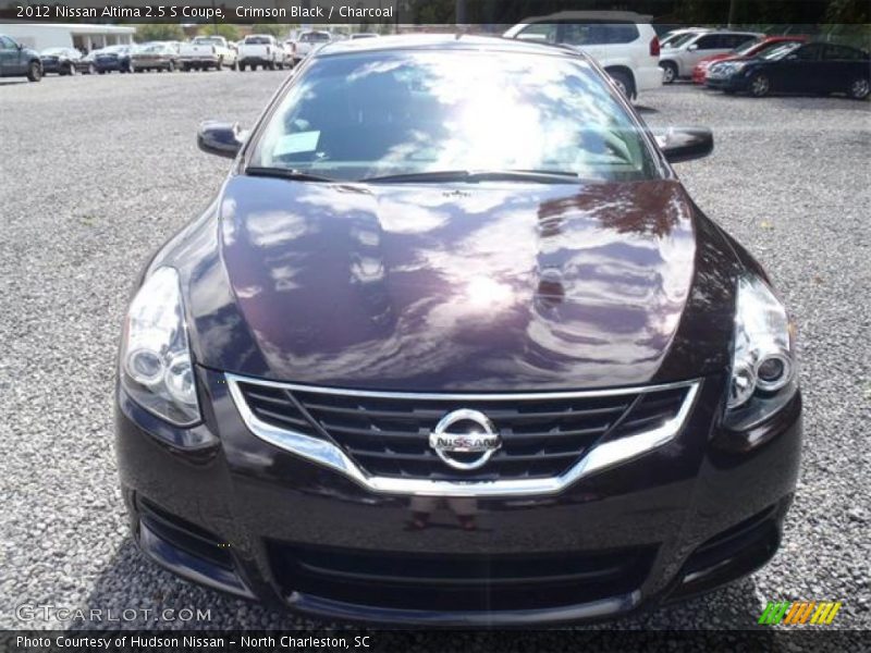 Crimson Black / Charcoal 2012 Nissan Altima 2.5 S Coupe