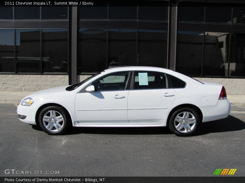 Summit White / Ebony 2011 Chevrolet Impala LT