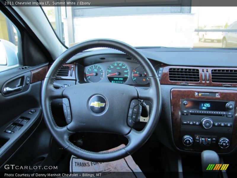 Summit White / Ebony 2011 Chevrolet Impala LT