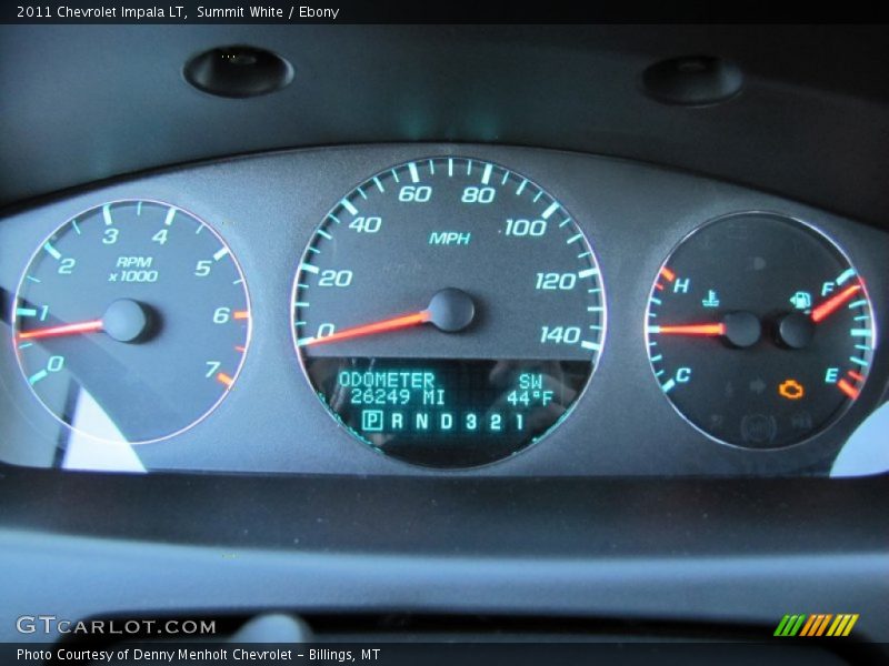 Summit White / Ebony 2011 Chevrolet Impala LT