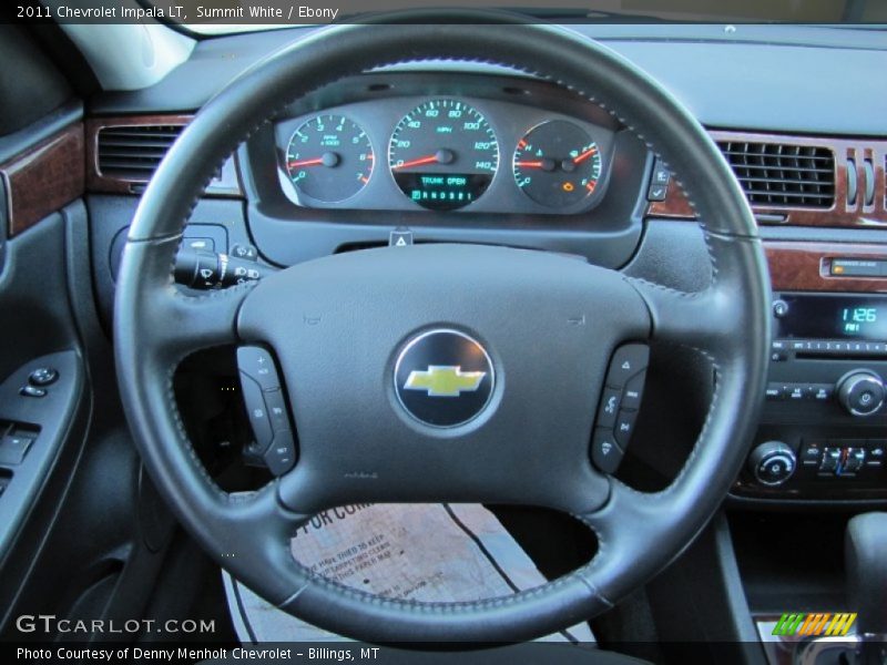 Summit White / Ebony 2011 Chevrolet Impala LT