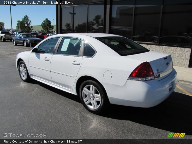 Summit White / Ebony 2011 Chevrolet Impala LT