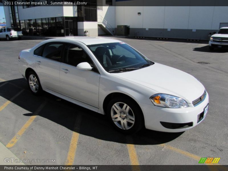 Summit White / Ebony 2011 Chevrolet Impala LT