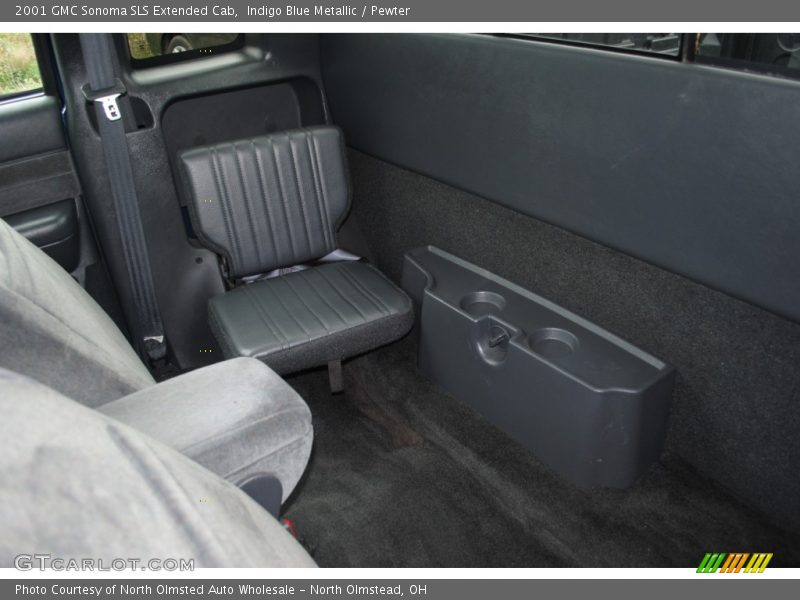 Indigo Blue Metallic / Pewter 2001 GMC Sonoma SLS Extended Cab