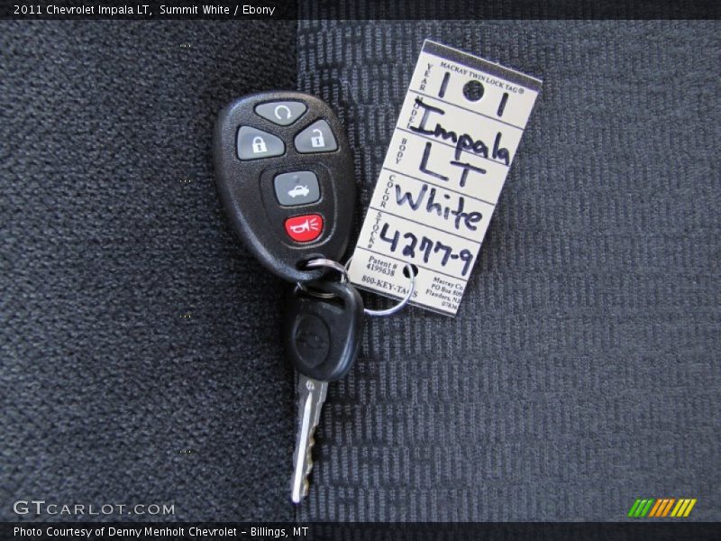 Summit White / Ebony 2011 Chevrolet Impala LT