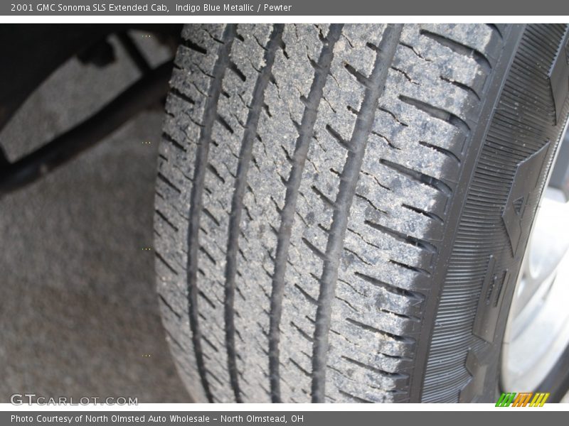 Indigo Blue Metallic / Pewter 2001 GMC Sonoma SLS Extended Cab