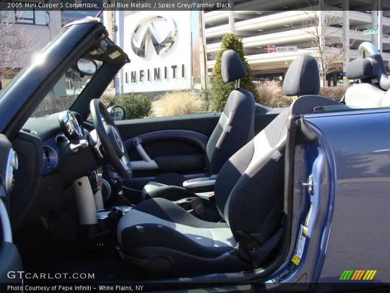 Cool Blue Metallic / Space Grey/Panther Black 2005 Mini Cooper S Convertible
