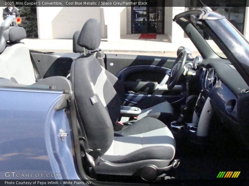 Cool Blue Metallic / Space Grey/Panther Black 2005 Mini Cooper S Convertible