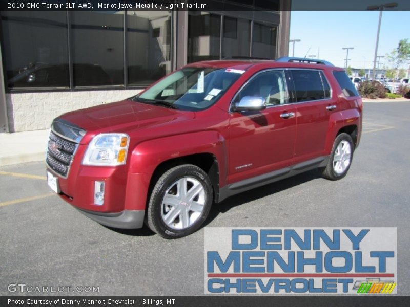 Merlot Jewel Metallic / Light Titanium 2010 GMC Terrain SLT AWD