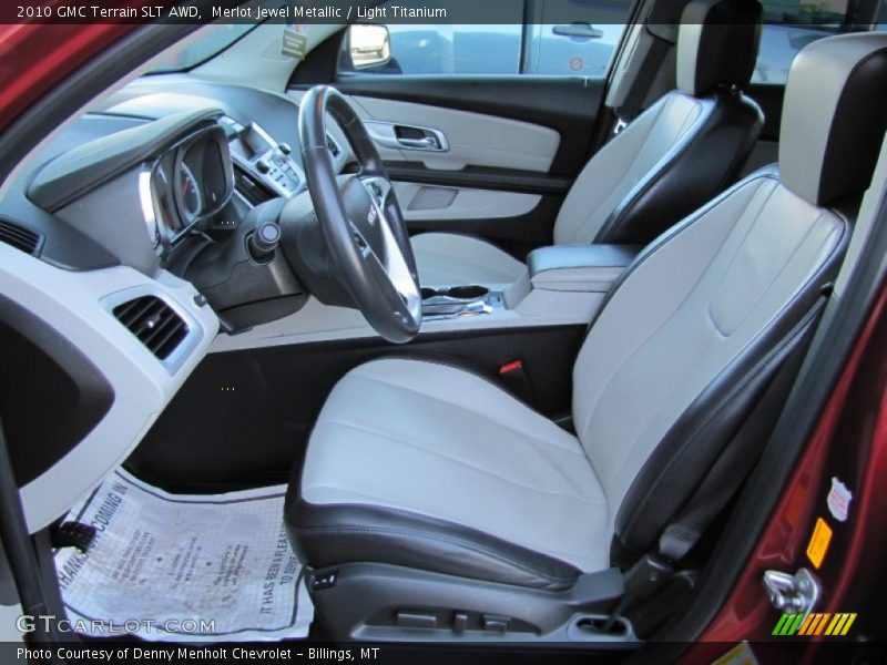  2010 Terrain SLT AWD Light Titanium Interior