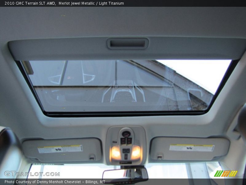 Merlot Jewel Metallic / Light Titanium 2010 GMC Terrain SLT AWD