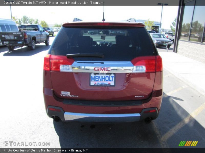 Merlot Jewel Metallic / Light Titanium 2010 GMC Terrain SLT AWD