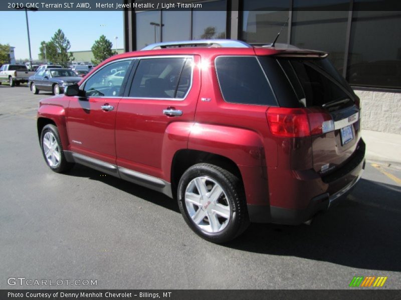 Merlot Jewel Metallic / Light Titanium 2010 GMC Terrain SLT AWD