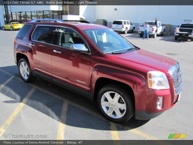 Merlot Jewel Metallic / Light Titanium 2010 GMC Terrain SLT AWD