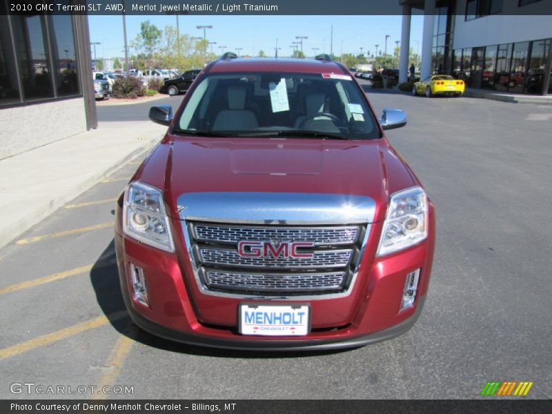 Merlot Jewel Metallic / Light Titanium 2010 GMC Terrain SLT AWD