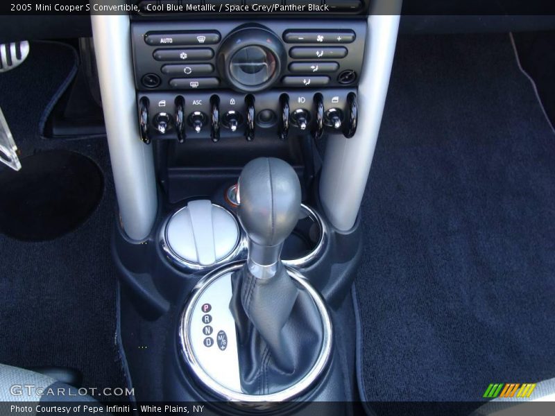Cool Blue Metallic / Space Grey/Panther Black 2005 Mini Cooper S Convertible