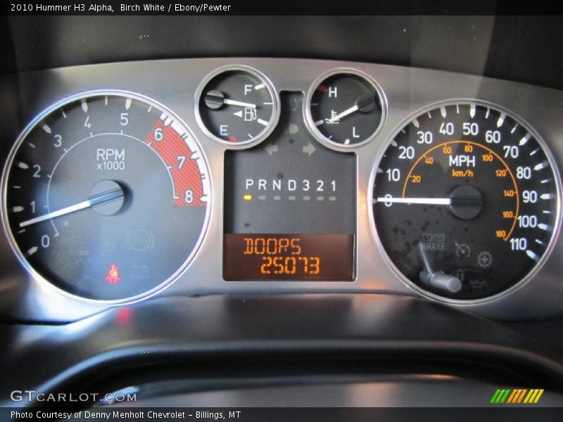  2010 H3 Alpha Alpha Gauges