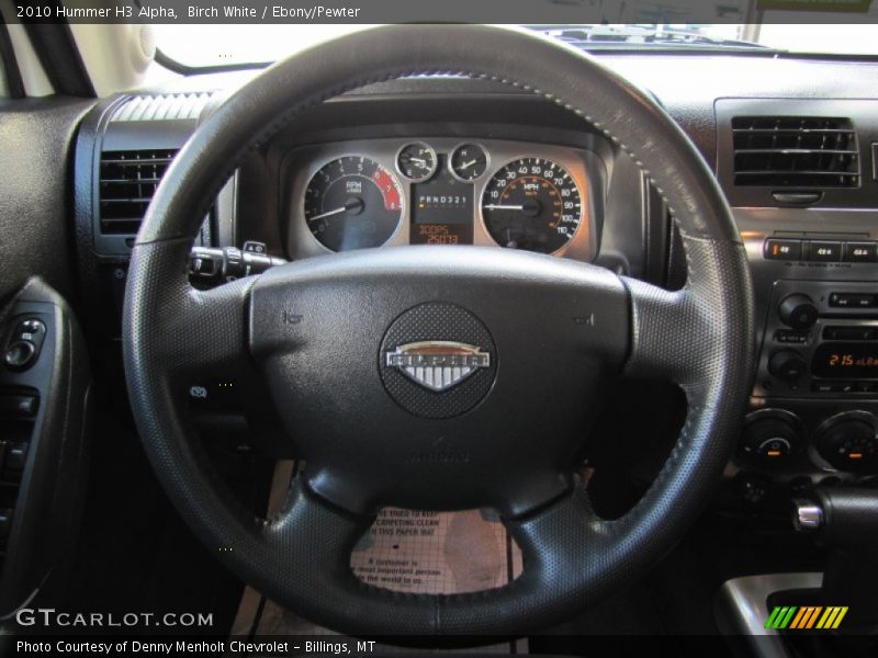  2010 H3 Alpha Steering Wheel
