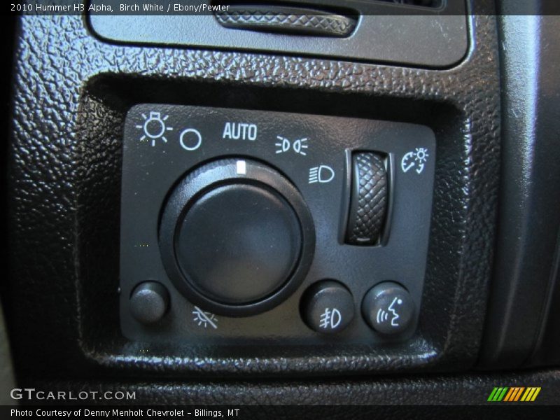 Controls of 2010 H3 Alpha