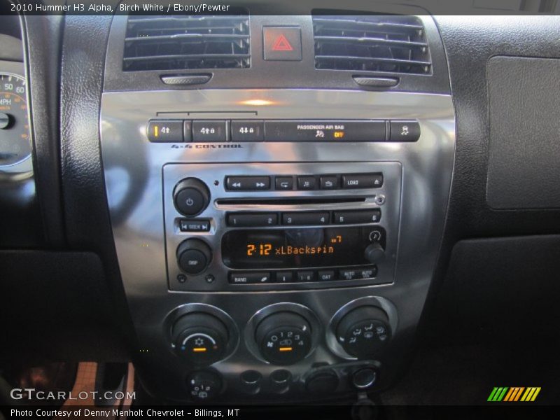 Audio System of 2010 H3 Alpha