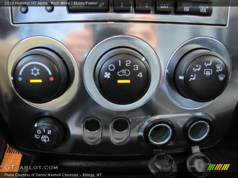 Controls of 2010 H3 Alpha