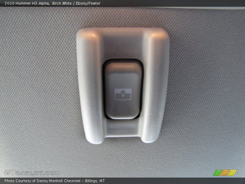 Birch White / Ebony/Pewter 2010 Hummer H3 Alpha