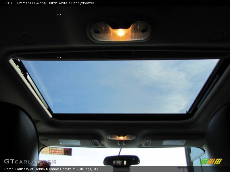 Birch White / Ebony/Pewter 2010 Hummer H3 Alpha