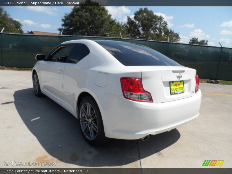 Super White / Dark Charcoal 2012 Scion tC