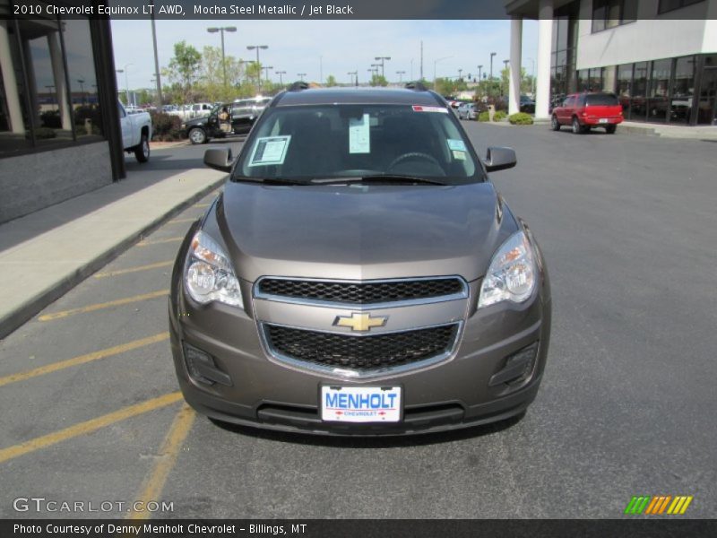 Mocha Steel Metallic / Jet Black 2010 Chevrolet Equinox LT AWD