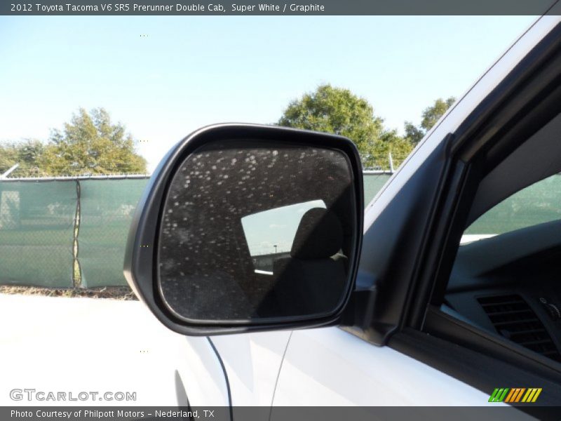 Super White / Graphite 2012 Toyota Tacoma V6 SR5 Prerunner Double Cab