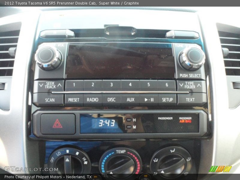 Audio System of 2012 Tacoma V6 SR5 Prerunner Double Cab