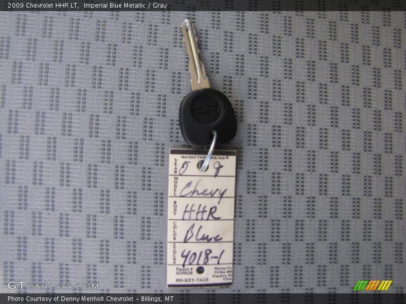 Imperial Blue Metallic / Gray 2009 Chevrolet HHR LT