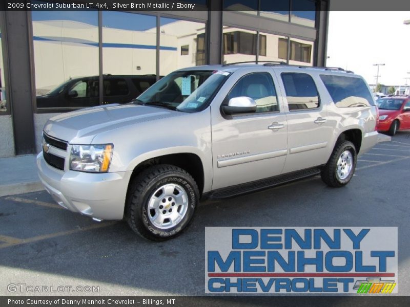 Silver Birch Metallic / Ebony 2009 Chevrolet Suburban LT 4x4